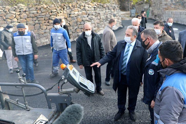 Endürlük’e soğuk günde sıcak asfalt G3