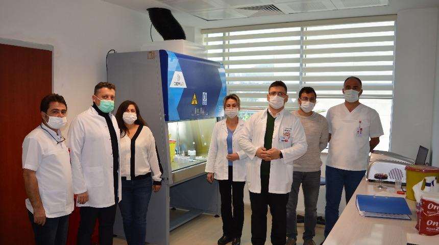 5. PCR laboratuvarı, Finike Devlet Hastanesinde hizmete başladı