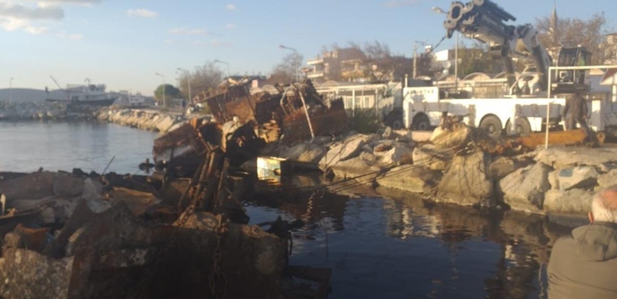 Batık gemi Pasha 7 yıl sonra denizden &ccedil;ıkarıldı