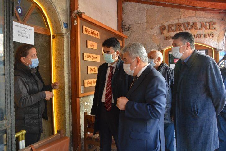 Vali yardımcısından korona virüs denetimi G3