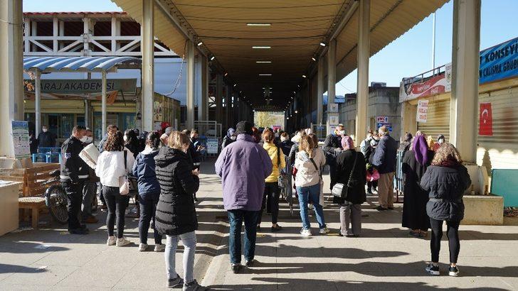 Lüleburgaz’daki pazar yerlerine kişi sınırlaması G2