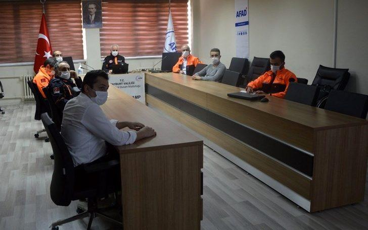 Bayburt TAMP 2020 Masabaşı tatbikatı video konferans olarak yapıldı G2