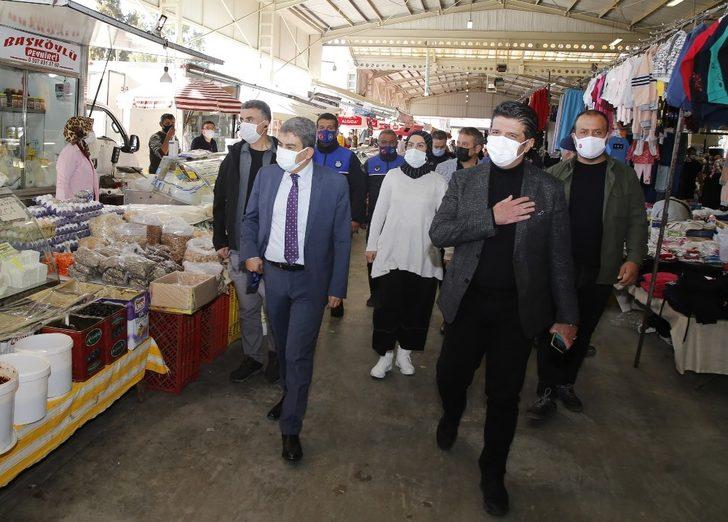 Döşemealtı’nda korona virüs denetimi G2