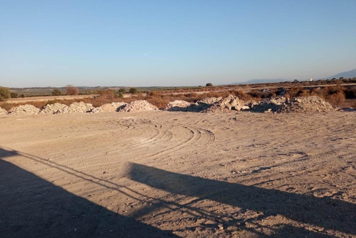 Saruhanlı hafriyat depolama alanı faaliyette