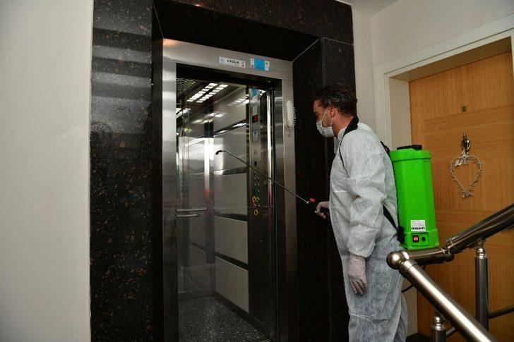 Çiğli’de korona virüsü görülen adresler ilaçlanıyor G1