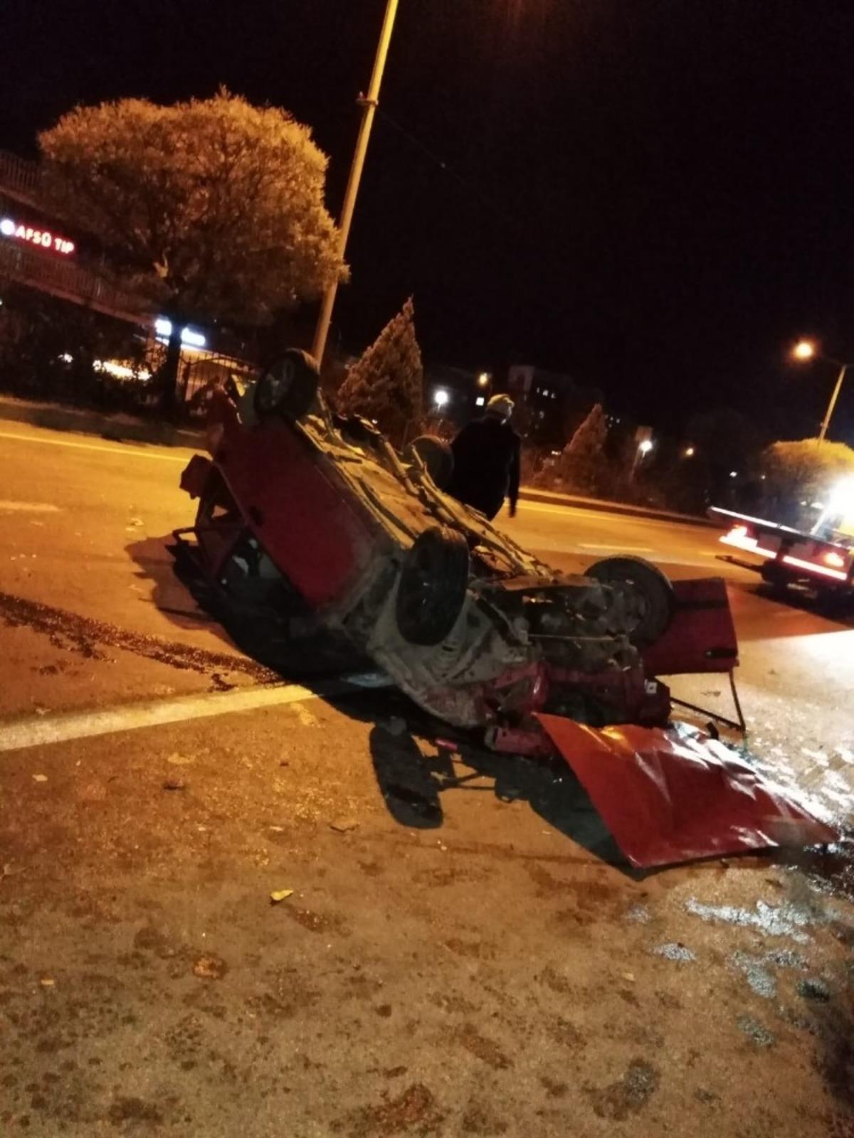 Afyonkarahisar&rsquo;da trafik kazası, 2 yaralı