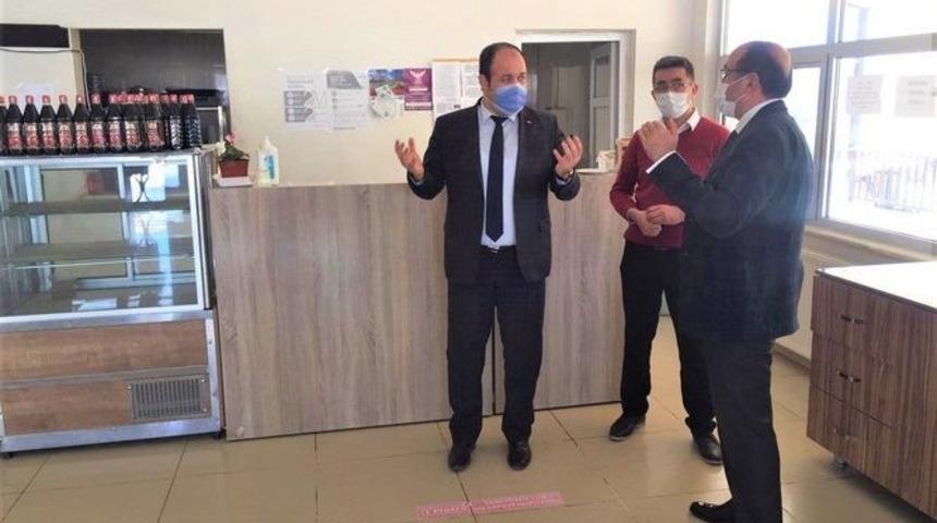 Başkan &Ccedil;&ouml;l kaplıcalarda incelemelerde bulundu