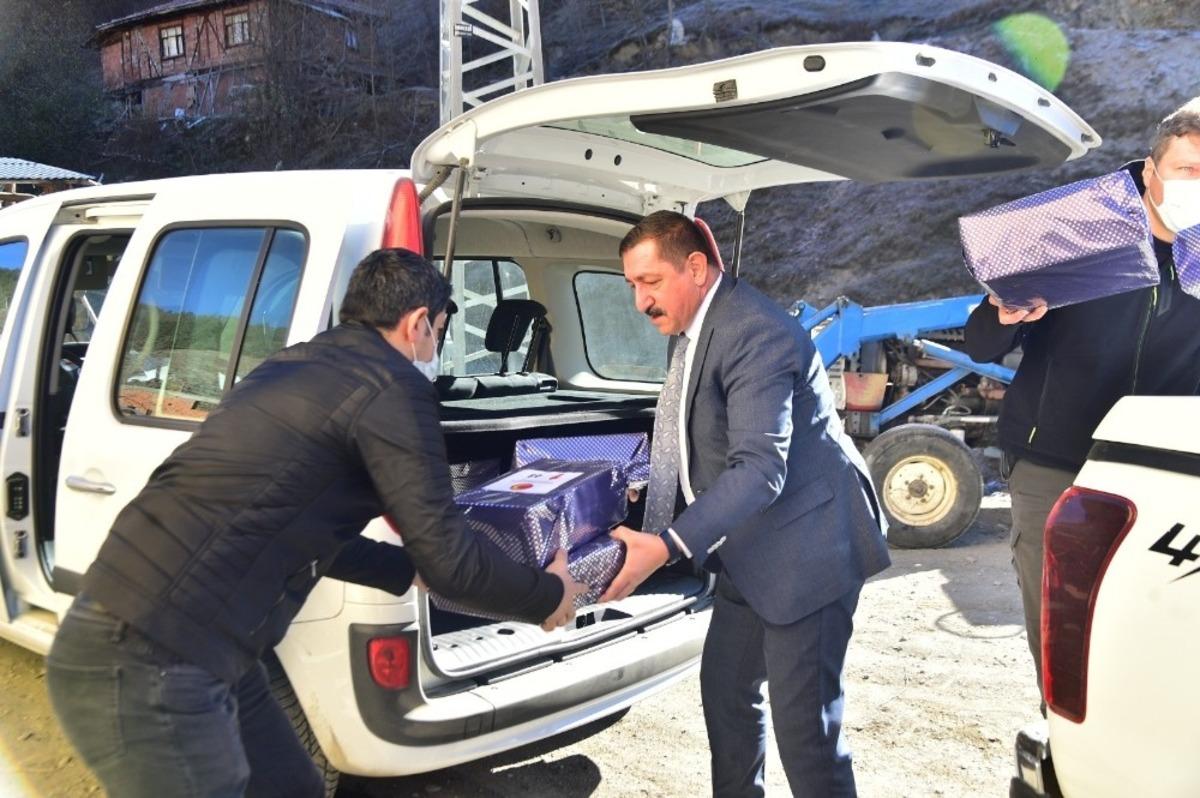 Başkan Vidinlioğlu, Tepeharman k&ouml;y&uuml;n&uuml; ziyaret etti