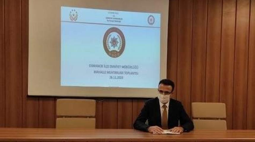 Kaymakam Akpay muhtarların talep ve şikayetlerini dinledi