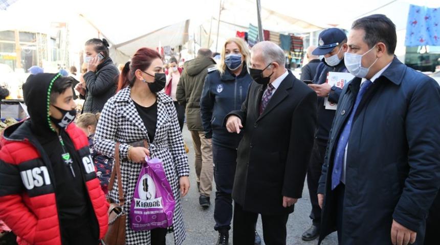 Başkan Aydıner’den pazarda HES kodu denetimi