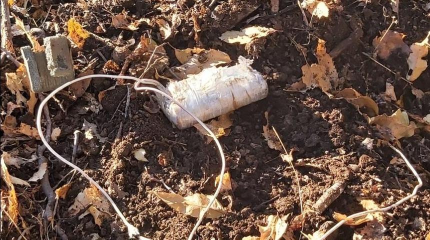 Bitlis kırsalında ter&ouml;r &ouml;rg&uuml;t&uuml;nce tuzaklanmış 2 adet EYP ele ge&ccedil;irildi