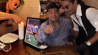 Nusret, Maradona'nın masasını rezerve etti