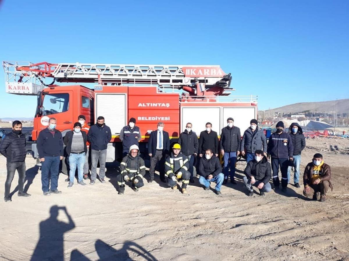 3 il&ccedil;enin itfaiye ekiplerine eğitim verildi