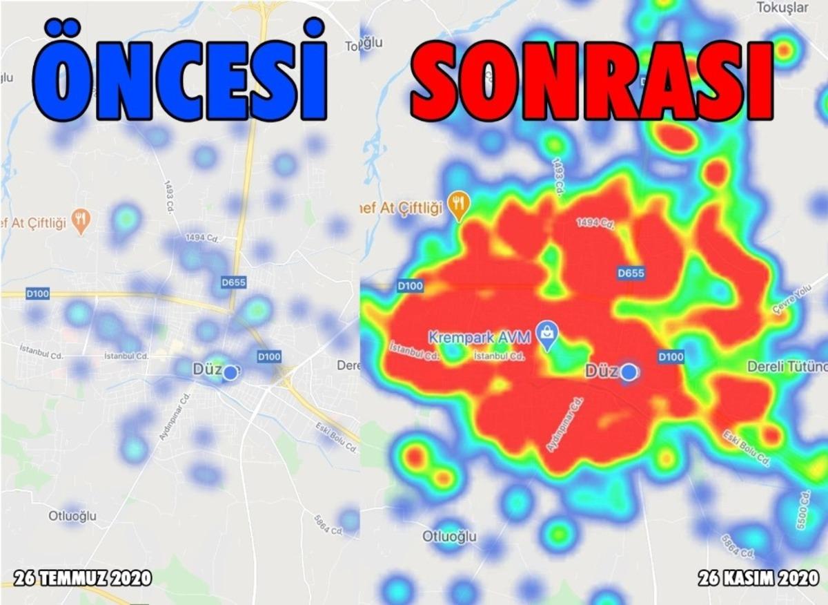 120 g&uuml;nde D&uuml;zce kıpkırmızı oldu