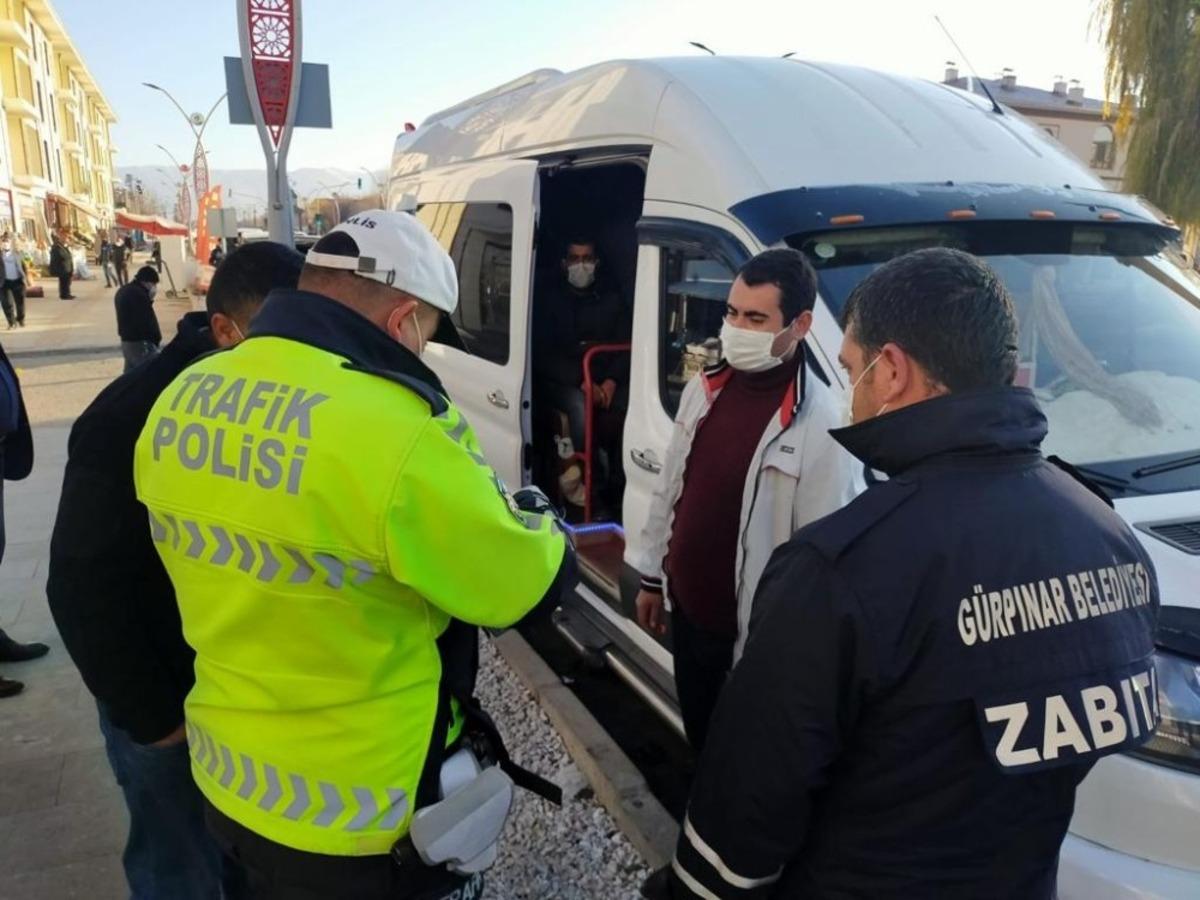 G&uuml;rpınar&rsquo;da korona vir&uuml;s denetimi