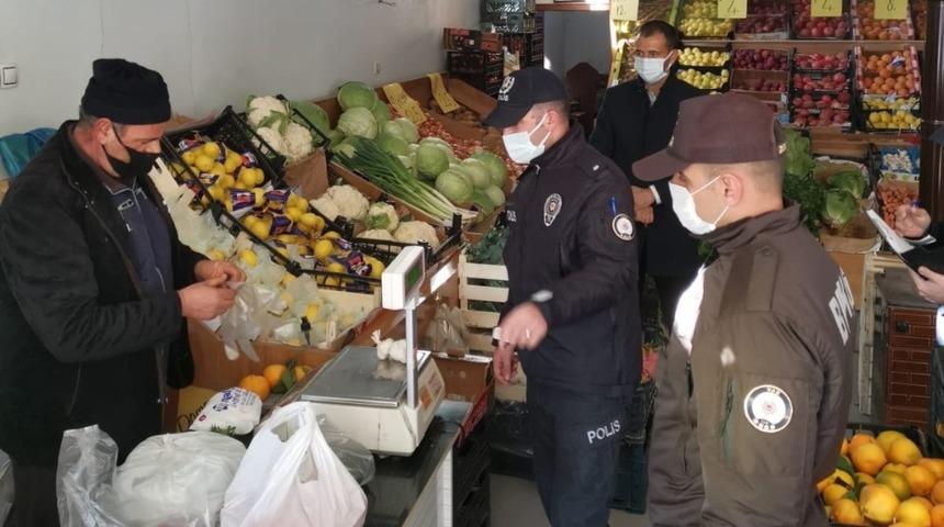 Saray&rsquo;da korona vir&uuml;s denetimi