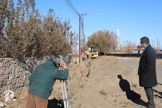 Iğdır’da  alt yapı çalışmaları devam ediyor