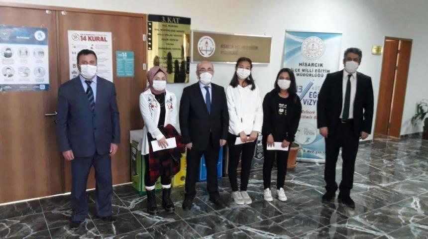 Hisarcık’ta ödüller dağıtıldı