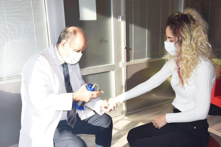 Siğil ve güneş lekelerine karşı ’Kriyoterapi’ G1