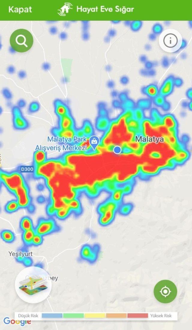 Malatya’da vatandaş kurala uymuyor, kırmızı bölge yaygınlaşıyor