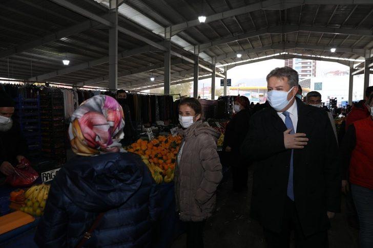 Melikgazi’de pazar yeri denetimleri aksatılmadan yapılıyor G4