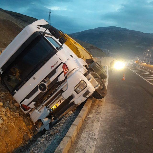 Kahramanmaraş’ta trafik kazası: 1 yaralı