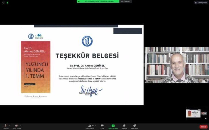 Çeşm-i Cihan Sohbetleri’nde “Yüzüncü Yılında 1. TBMM” anlatıldı G2