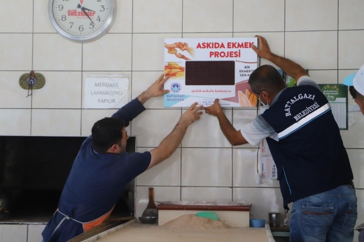 Battalgazi&rsquo;de Askıda ekmek projesi yaygınlaşıyor