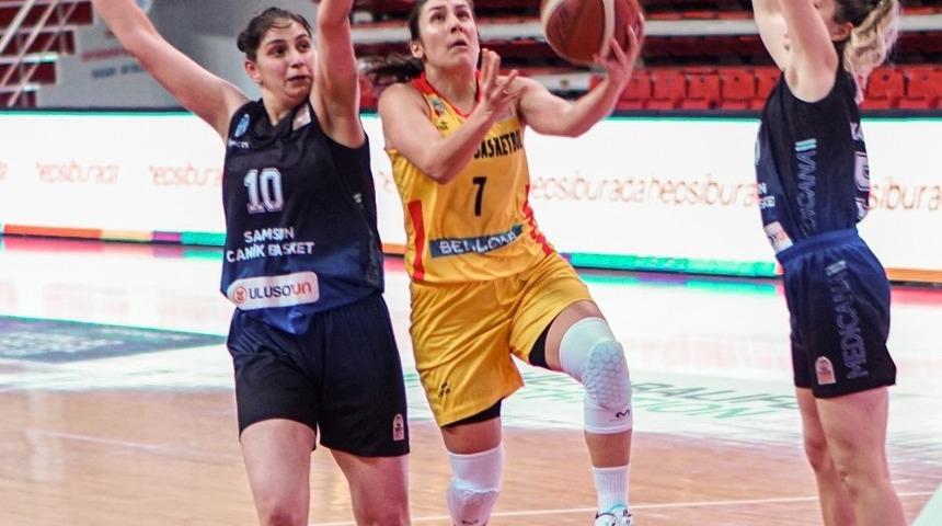 T&uuml;rkiye Kadınlar Basketbol Ligi: Kayseri Basketbol: 107 - Canik Belediyesi: 54