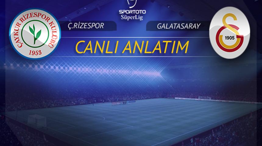 CANLI | Çaykur Rizespor - Galatasaray