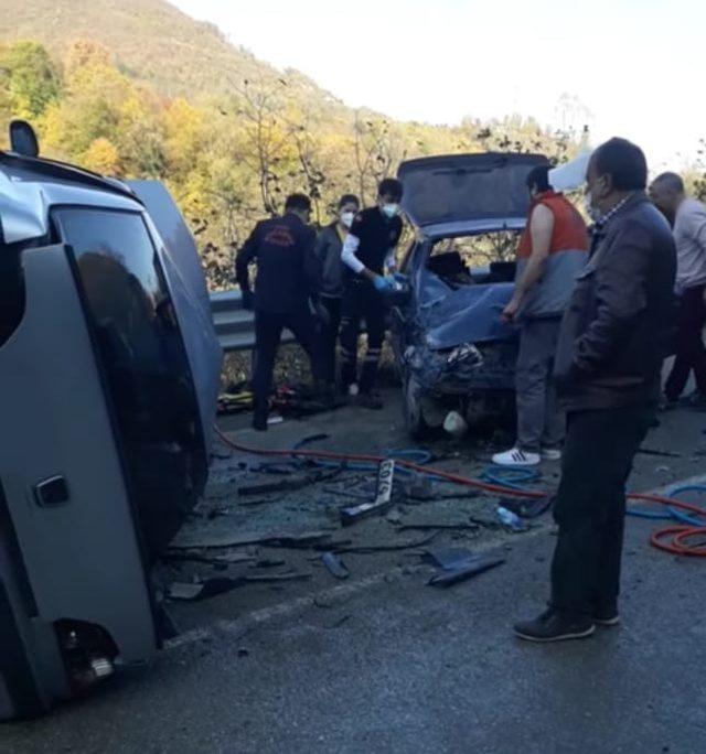 Ordu’da trafik kazası: 2 yaralı