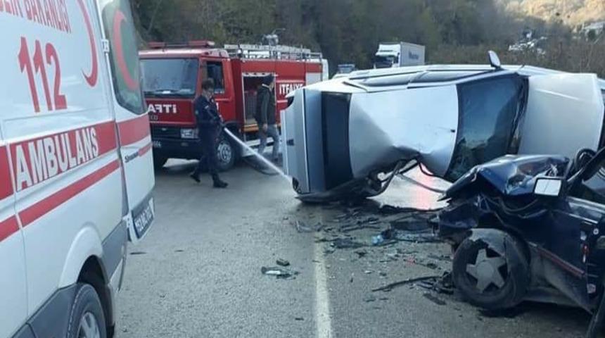 Ordu&rsquo;da trafik kazası: 2 yaralı