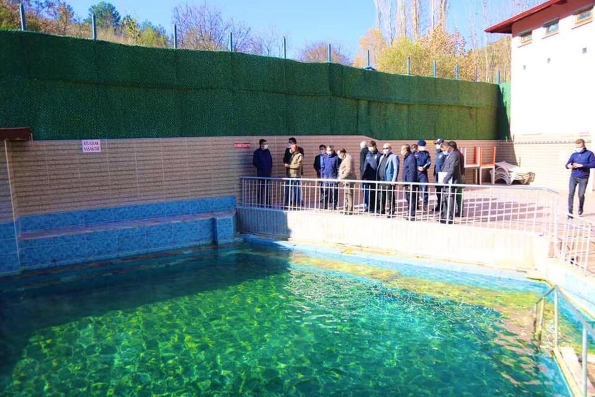 Vali Ali &Ccedil;elik, Dereli Termal Turizm Merkezi&rsquo;ni inceledi
