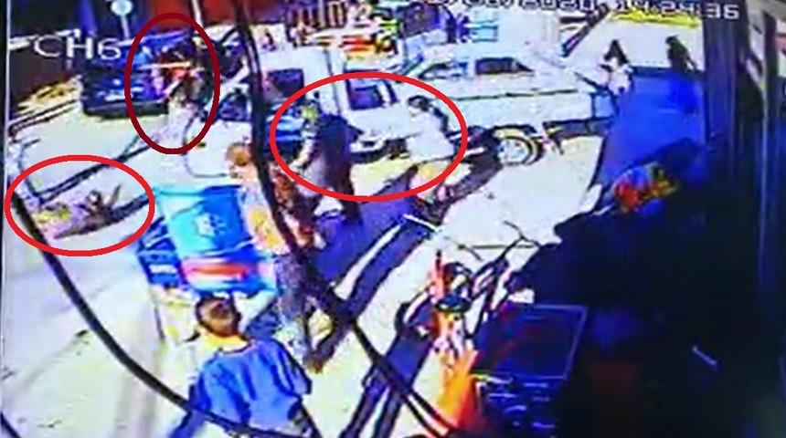 Bursa'da 4 kişinin yaralandığı silahlı çatışmanın görüntüleri ortaya çıktı