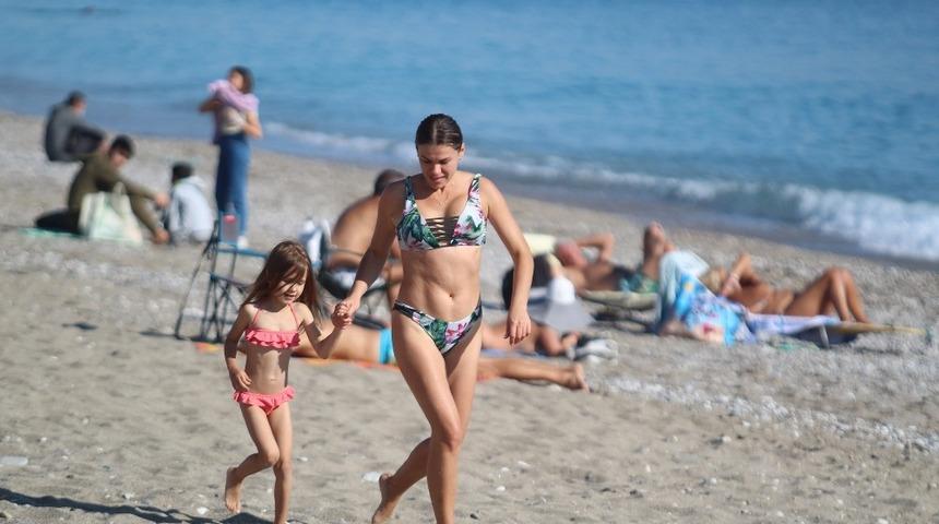 Antalya’da kıskandıran yaz manzarası