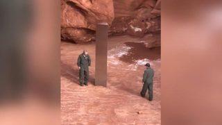 ABD'nin Utah eyaletindeki gizemli monolit geldiği gibi kayboldu