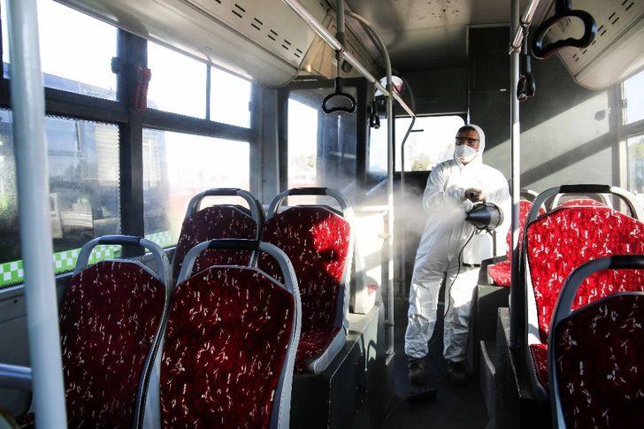 Adana’da toplu taşıma araçları dezenfekte ediliyor G1