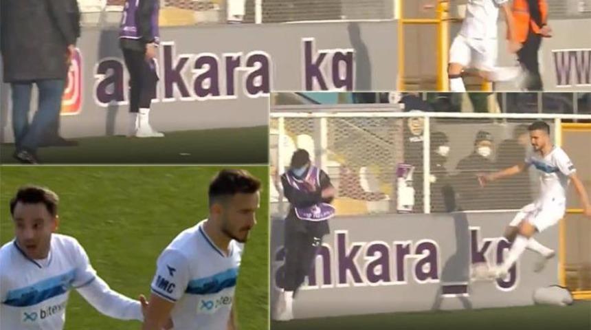 Anıl Karaer'den top toplayıcı çocuğa skandal hareket!