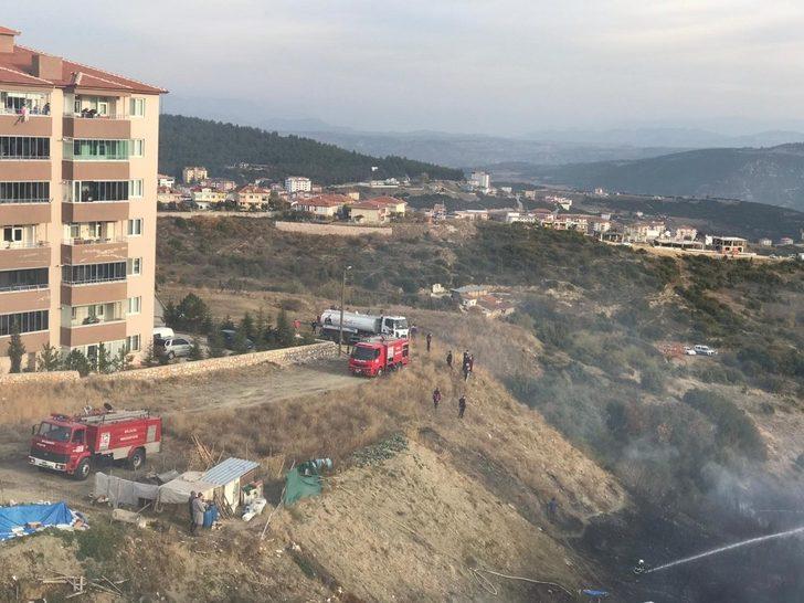 Bilecik’te makilik alanda yangın G4