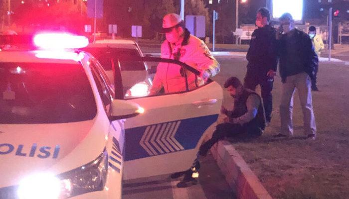 Kahramanmaraş'ta kısıtlamayı ihlal eden alkollü şahıs polisleri çileden çıkardı: Beni sabaha kadar dövün
