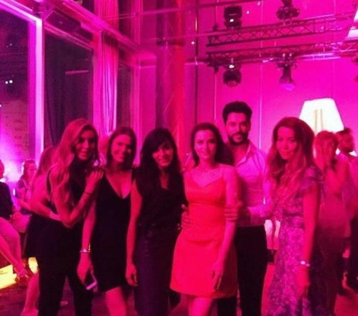 Fahriye Evcen'in kınasında ünlü yağmuru  G2