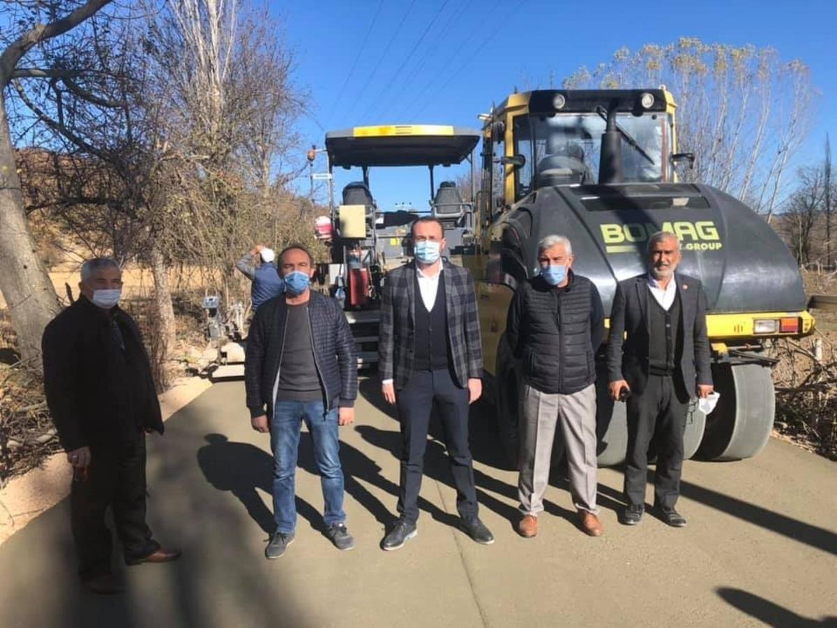 Simav&rsquo;da ilk defa beton yol uygulaması