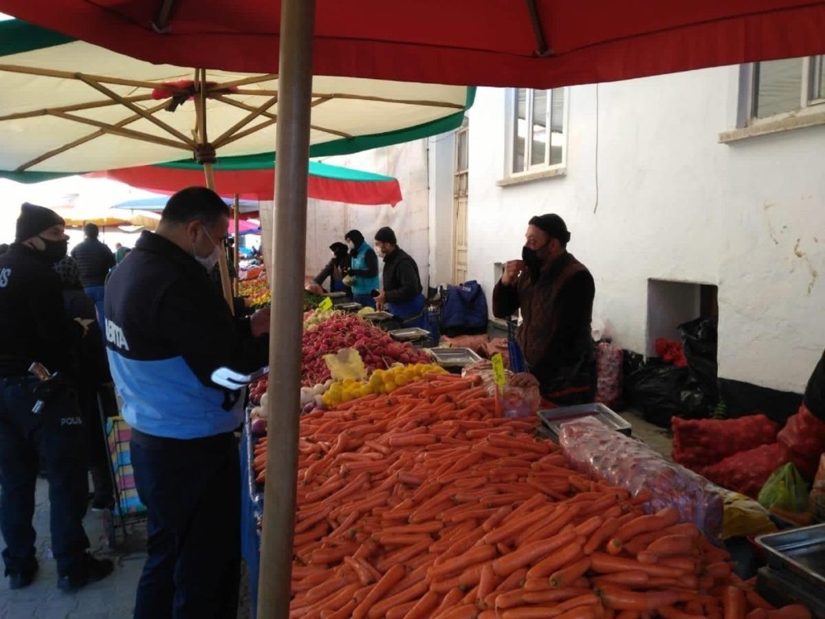 Pazarcı esnafına HES kodu denetimi