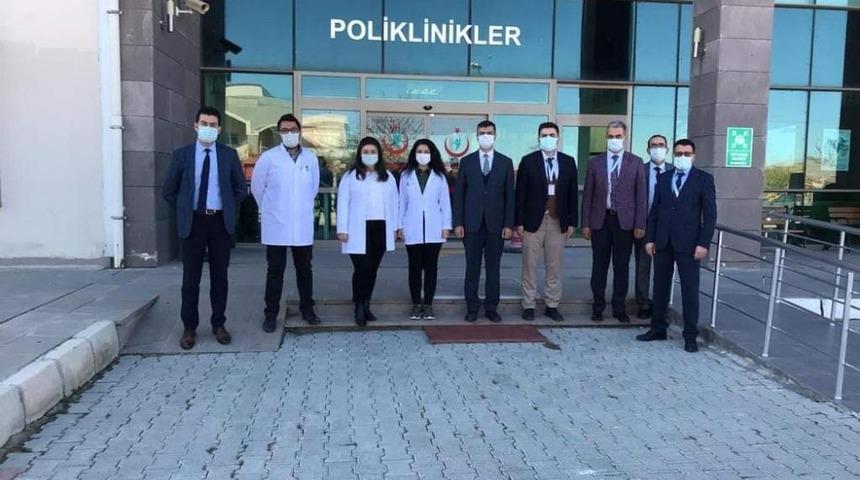 Korkmaz ve Koyuncu&rsquo;dan Şuhut Devlet Hastanesine ziyaret