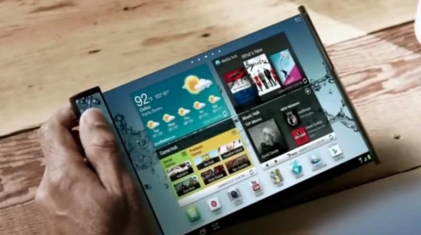 Samsung tablet tasarımı ile ipucu verdi