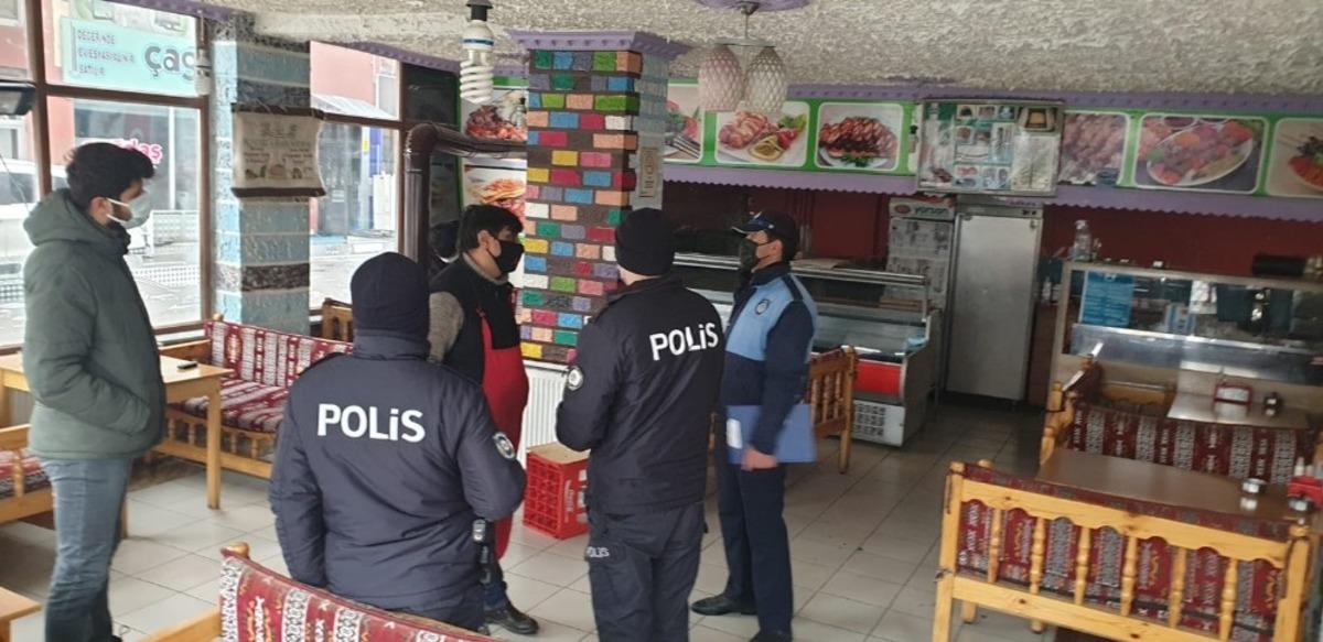 &Ccedil;aldıran&rsquo;da korona vir&uuml;s denetimi