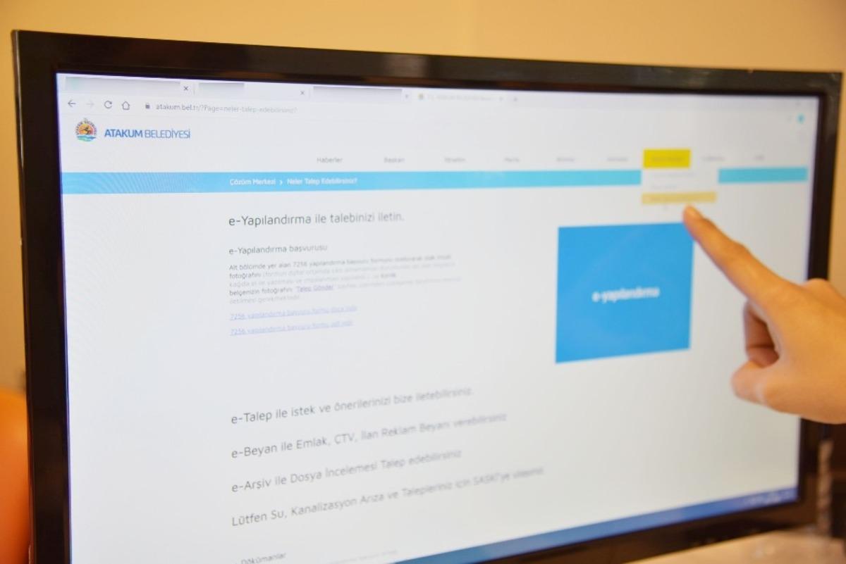 Atakum Belediyesi&rsquo;nde m&uuml;kellefler vergi borcunu e-işlemle yapılandırıyor