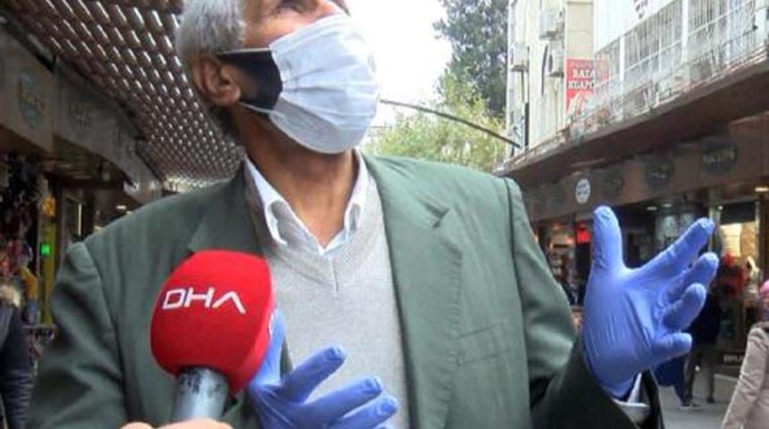 Koronavirüsün bitmesi için gözyaşı döküp dua etti