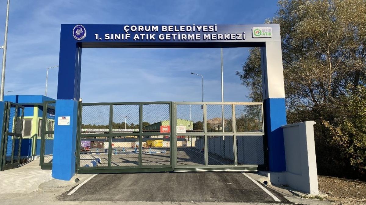 &Ccedil;orum Belediyesi atıkları ekonomiye kazandıracak