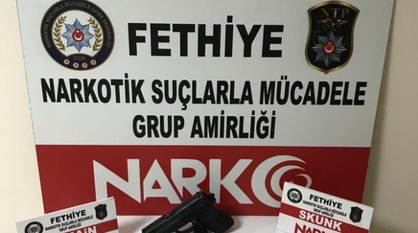 Fethiyede uyuşturucu operasyonu